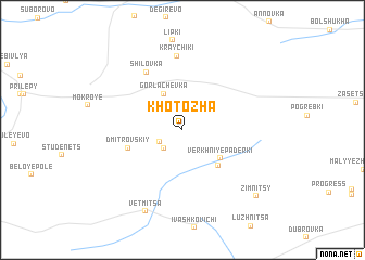 map of Khotozha