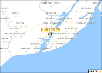 map of Khotyazh