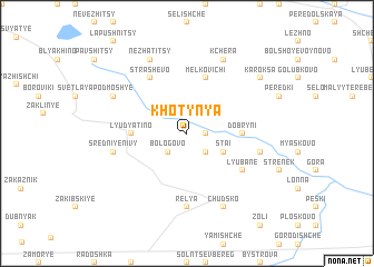 map of Khotynya