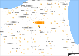 map of Khouaïem