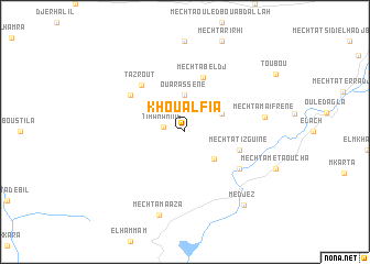 map of Khoualfia