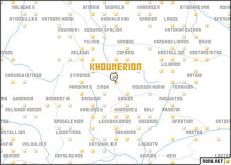 map of Khoumérion