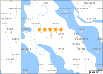 map of Khoundoumah