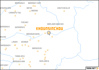 map of Khoun Sin Chou