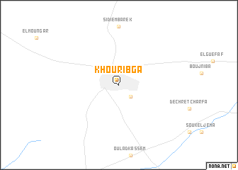 map of Khouribga