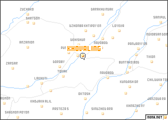 map of Khovaling