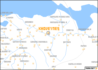 map of Khoveynes