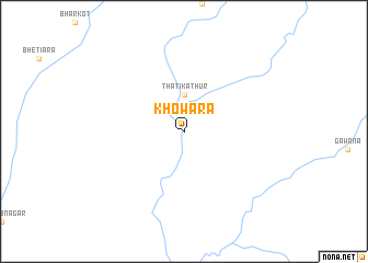 map of Khowara