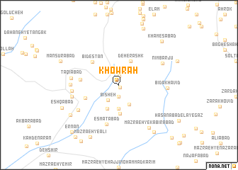 map of Khowrah