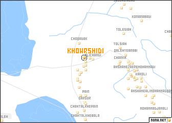 map of Khowrshīdī