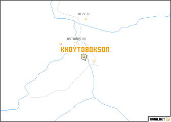 map of Khoyto-Bokson