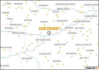 map of Khozakasy