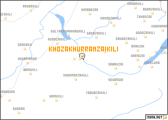 map of Khoza Khurramzai Kili