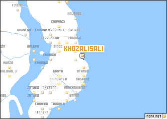 map of Khoza Lisali