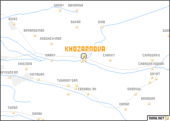 map of Khozar-Nova