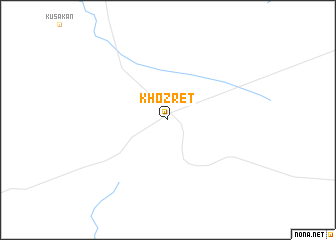 map of Khozret
