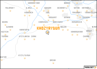 map of Khozyay-Dun