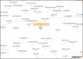 map of Khranevo