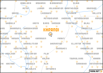 map of Khránoi