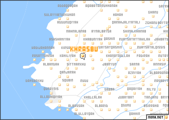 map of Khraşbū