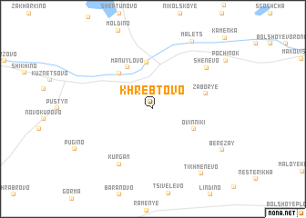 map of Khrebtovo