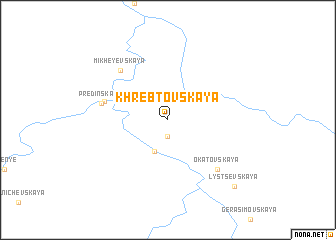 map of Khrebtovskaya
