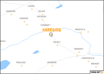 map of Khredino