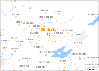 map of Khresili