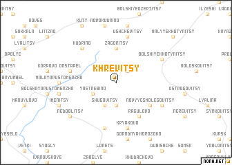 map of Khrevitsy