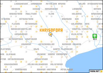 map of Khrisofóra