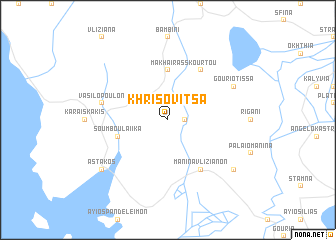 map of Khrisóvitsa