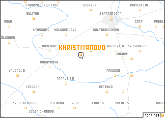 map of Khristiyanovo