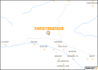 map of Khristo-Danovo