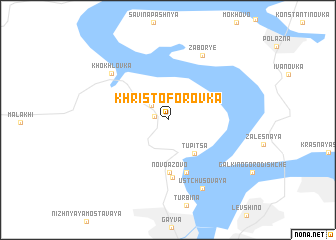 map of Khristoforovka