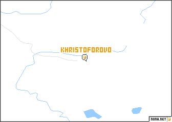 map of Khristoforovo