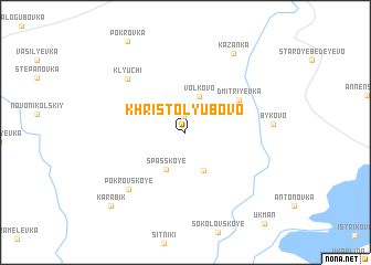 map of Khristolyubovo