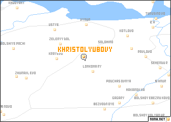 map of Khristolyubovy