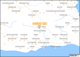 map of Khristós