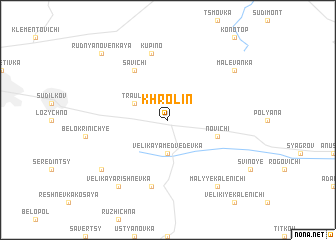 map of Khrolin