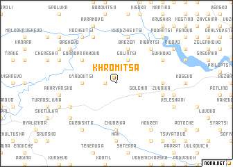 map of Khromitsa