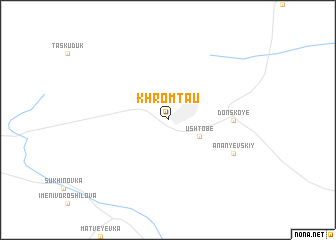 map of Khromtau