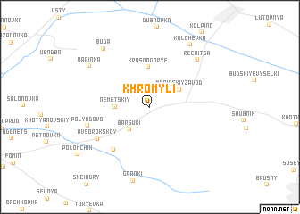 map of Khromyli