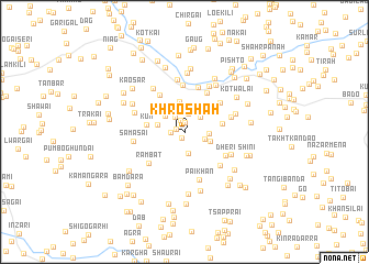 map of Khro Shāh