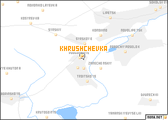 map of Khrushchëvka