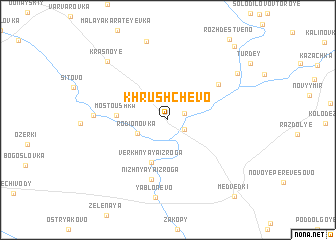 map of Khrushchëvo