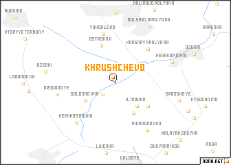 map of Khrushchëvo