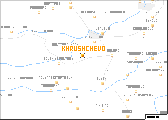 map of Khrushchëvo