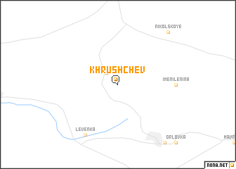 map of Khrushchëv