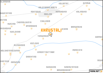 map of Khrustali