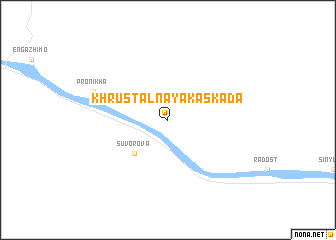 map of Khrustal\